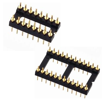2.54mmMachined Pin IC socket  180° H3.0